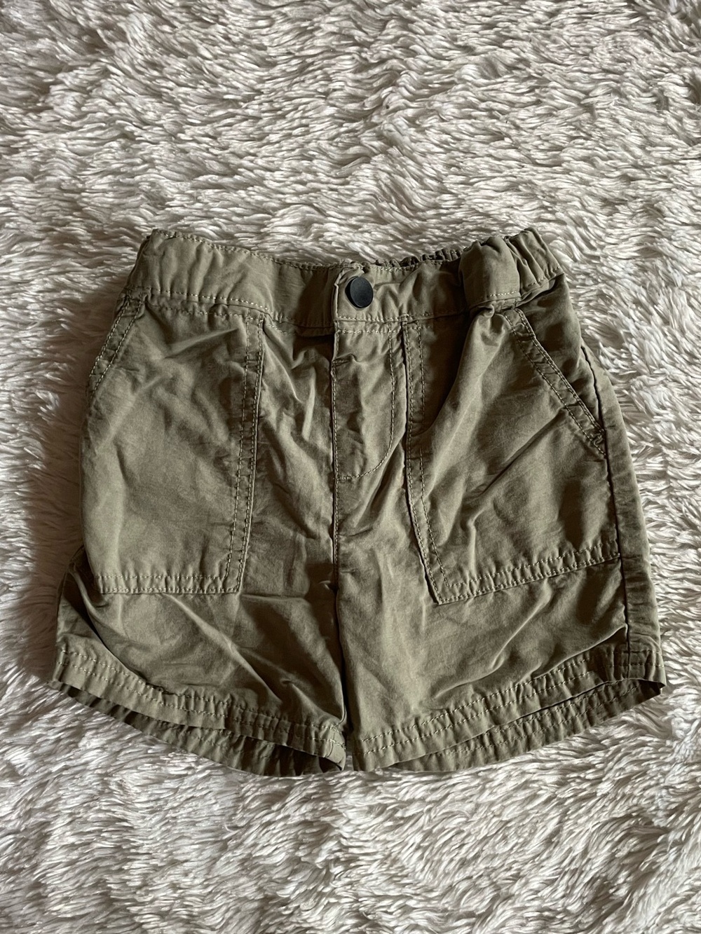 olive green shorts